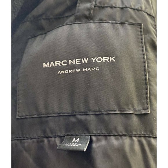 Andrew Marc Carlton Packable Hood Quilted Black Puffer Jacket, Men's Size M - Picture 7 of 7